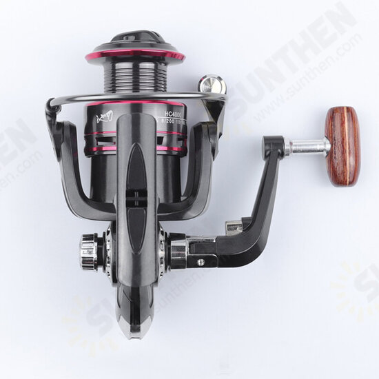 HC 3000/4000/5000/6000/7000 Fishing Reel All Metal Spool Spinning Reel 8KG Max Drag Stainless Steel Handle Line Fishing Accessories