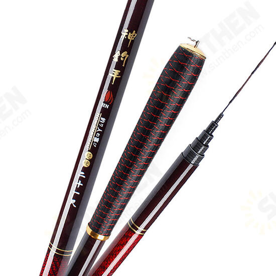 High Carbon Fiber 3.6-7.2M Ultra Hard Telescopic Fishing Rod Reel Combo Sea Fishing