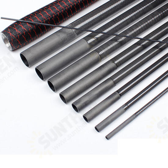 High Carbon Fiber 3.6-7.2M Ultra Hard Telescopic Fishing Rod Reel Combo Sea Fishing