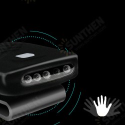 Intelligent Induction Wrist light LED Headlight Super Bright LED Hat Light USB Rechargeable 90° Adjustable Cap Clip Fishing Lamp for Fishing Camping Intelligent Induction Wrist light LED Headlight Super Bright LED Hat Light USB Rechargeable 90° Adjustable Cap Clip Fishing Lamp for Fishing Camping