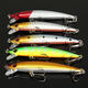 Lot 56 Mixed Minnow Fishing Lures Bass Baits Crankbaits Sharp Hooks Tackle Set