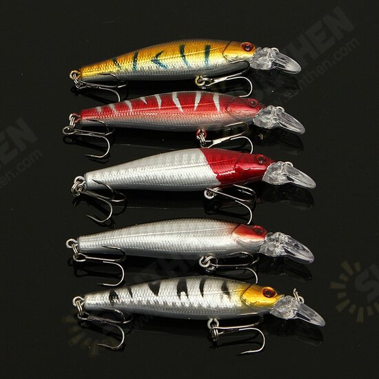 Lot 56 Mixed Minnow Fishing Lures Bass Baits Crankbaits Sharp Hooks Tackle Set