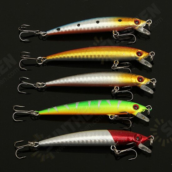 Lot 56 Mixed Minnow Fishing Lures Bass Baits Crankbaits Sharp Hooks Tackle Set