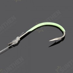 Luminous Fishing Hook with Fishing Line Single Fishing Hook 13 Sizes Luminous Fishing Hook with Fishing Line Single Fishing Hook 13 Sizes