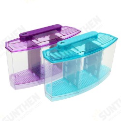 Mini Pool Ecosystem Aquarium Fish Tank With LED Light Fish Aquarium Tank Divider Filter Water For Small Fish Mini Pool Ecosystem Aquarium Fish Tank With LED Light Fish Aquarium Tank Divider Filter Water For Small Fish