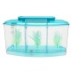 Mini Pool Ecosystem Aquarium Fish Tank With LED Light Fish Aquarium Tank Divider Filter Water For Small Fish Mini Pool Ecosystem Aquarium Fish Tank With LED Light Fish Aquarium Tank Divider Filter Water For Small Fish