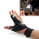 Multifunctional EDC Fishing Fingerless Glove LED Repair Flashlight Survival Rescue Tool