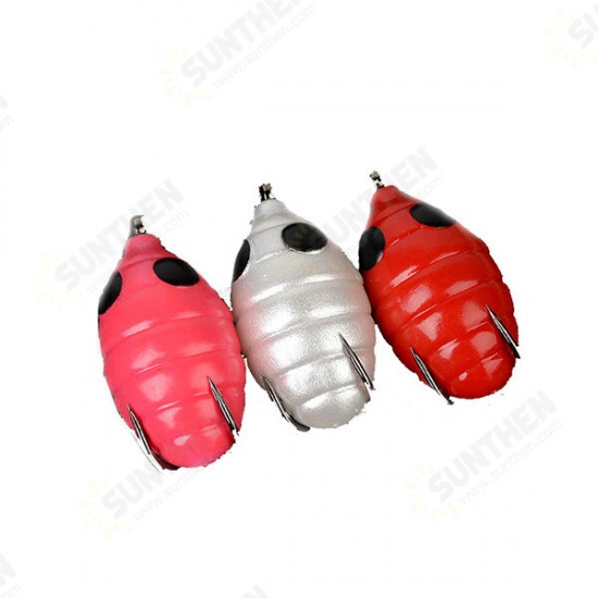 New Silkworm Chrysalis Egg Shape Fishing Lure High Simulation Soft Fishing Bait