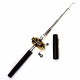 PFS-02 Mini Telescopic Portable Pocket Pen Shape Aluminum Alloy Fishing Rod Reel Line Combos PFS-02 Mini Telescopic Portable Pocket Pen Shape Aluminum Alloy Fishing Rod Reel Line Combos