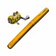 PFS-02 Mini Telescopic Portable Pocket Pen Shape Aluminum Alloy Fishing Rod Reel Line Combos