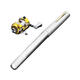 PFS-02 Mini Telescopic Portable Pocket Pen Shape Aluminum Alloy Fishing Rod Reel Line Combos