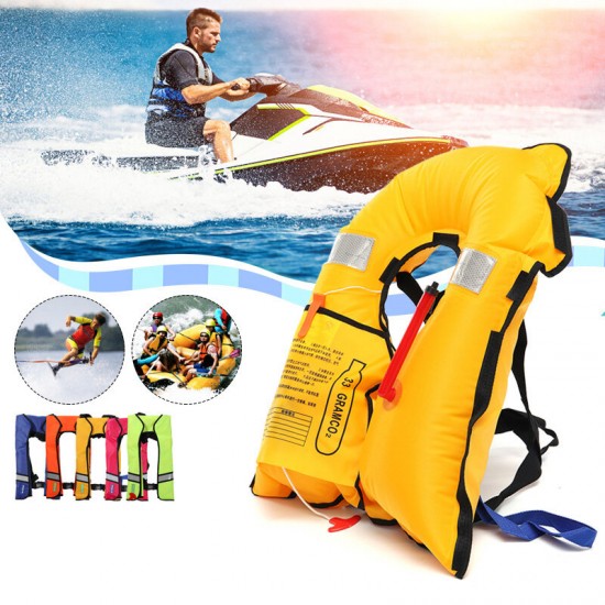 Swiming Fishing Life Jacket Automatic Inflatable Life Vest Adult Swimwear Water Sports Survival Jacket