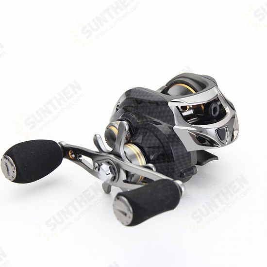 TAI-A113 :1 18+1BB Carbon Fiber Baitcasting Fishing Reel 8KG Drag Left / Right Hand Fishing Wheel