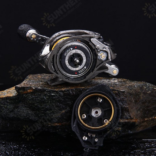 TAI-A113 :1 18+1BB Carbon Fiber Baitcasting Fishing Reel 8KG Drag Left / Right Hand Fishing Wheel