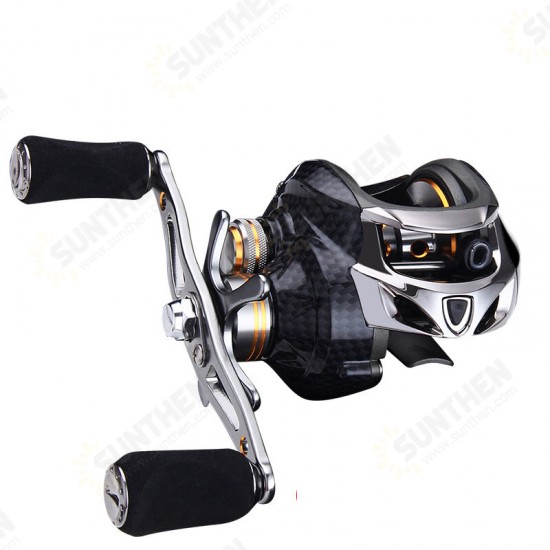 TAI-A113 :1 18+1BB Carbon Fiber Baitcasting Fishing Reel 8KG Drag Left / Right Hand Fishing Wheel