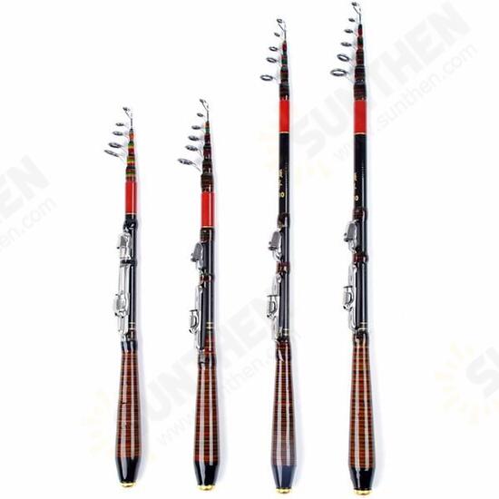 TLR-01 Ultralight Super Hard Carbon Telescopic Lure Fishing Rod Portable Fishing Vessel