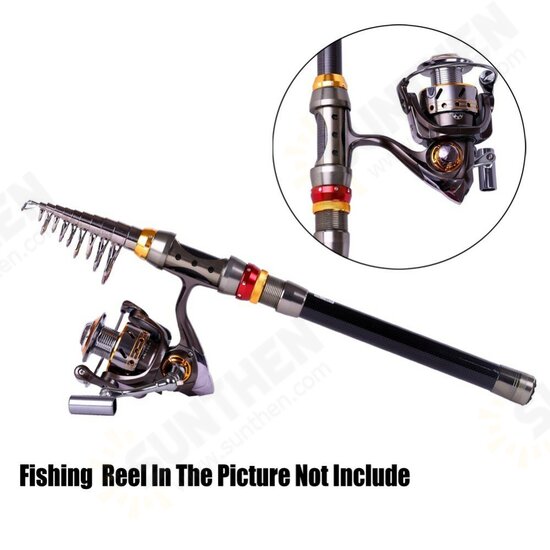 TSR-01 Telescopic Fishing Rod Carbon Spinning Sea Fishing Pole Hand Fishing Tackle Sea Rod