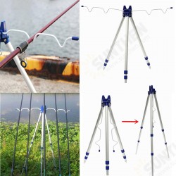 Telescopic Fishing Rod Holder Portable Fishing Tools Tripod Stand Support Telescopic Fishing Rod Holder Portable Fishing Tools Tripod Stand Support