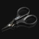 Tungsten Steel Sawtooth Fishing Scissors For Cutting PE Line Lead Weight Fishing Tackle