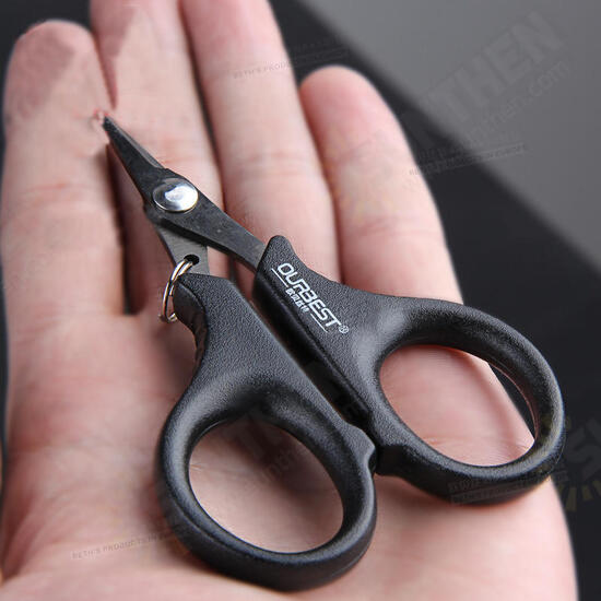 Tungsten Steel Sawtooth Fishing Scissors For Cutting PE Line Lead Weight Fishing Tackle