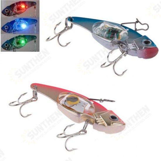 VIB 80mm 32g Flash LED Light Bait Fishing Lure Light Electronic Fishing Lamp