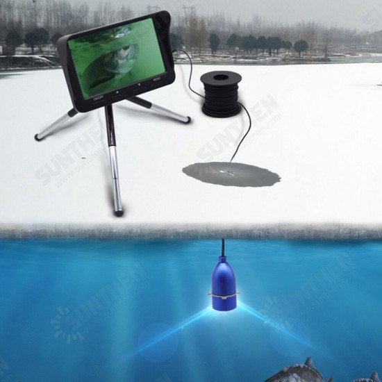 Visual High-definition Fishing Finder 5-inch Screen Underwater Camera Waterproof 10 Fill Light Fish Detector for Ice/Sea