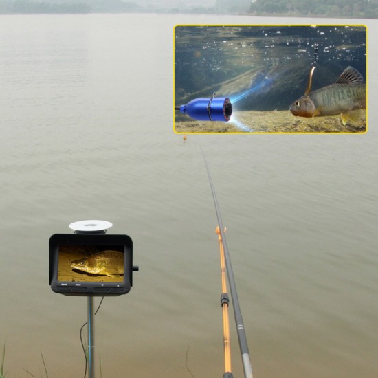 Visual High-definition Fishing Finder 5-inch Screen Underwater Camera Waterproof 10 Fill Light Fish Detector for Ice/Sea