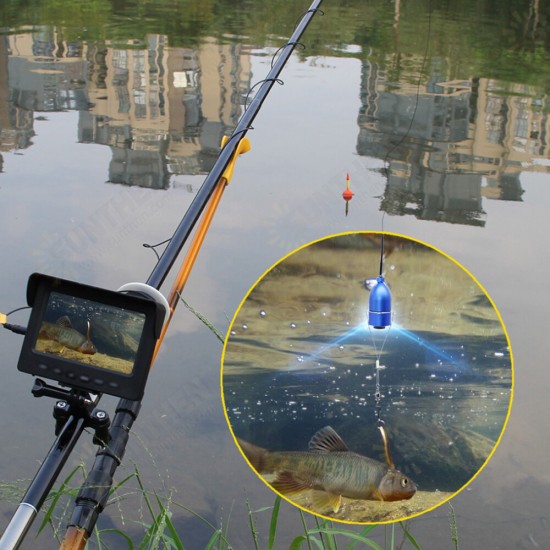 Visual High-definition Fishing Finder 5-inch Screen Underwater Camera Waterproof 10 Fill Light Fish Detector for Ice/Sea