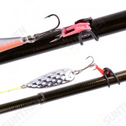10Pcs ABS Fishing Hook Holder Keeper Lures Fishhook Safe Keeping Pike Carp Fishing Accessories Tackle For Fishing Rod 10Pcs ABS Fishing Hook Holder Keeper Lures Fishhook Safe Keeping Pike Carp Fishing Accessories Tackle For Fishing Rod