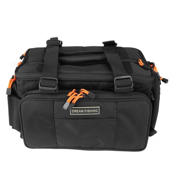 1200D Oxford Fishing Bag Waterproof Storage Backpack Handbag With Lure Boxes