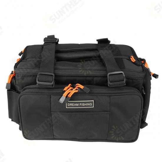 1200D Oxford Fishing Bag Waterproof Storage Backpack Handbag With Lure Boxes