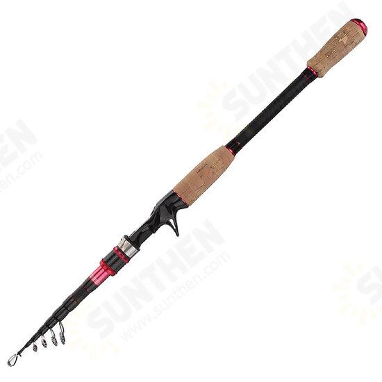 1.98/2.1/2.4/2.7m Fishing Rod Telescopic Lightweight Carbon Fiber Spinning Fishing Pole