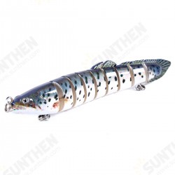 1PC 14cm 21.4g Mini Fishing Hard Bait Artificial Swimbait Fish Nine Knotted Fish Simulation Fishing Lure 1PC 14cm 21.4g Mini Fishing Hard Bait Artificial Swimbait Fish Nine Knotted Fish Simulation Fishing Lure