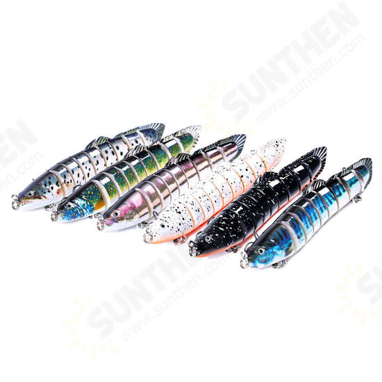 1PC 14cm 21.4g Mini Fishing Hard Bait Artificial Swimbait Fish Nine Knotted Fish Simulation Fishing Lure