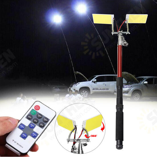 3.75m 96W Fishing Lamp Fish Rod LED Light Hunting Emergency Lantern