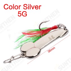 DW383 1PC 5g 15g 35g 50g DD Spinner Spoon Lure Hard Lure Fishing Lure with Hook DW383 1PC 5g 15g 35g 50g DD Spinner Spoon Lure Hard Lure Fishing Lure with Hook