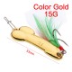 DW383 1PC 5g 15g 35g 50g DD Spinner Spoon Lure Hard Lure Fishing Lure with Hook