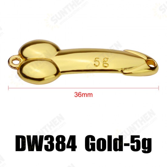 DW384 1pc 5g 15g 35g 50g Metal DD Spinner Spoon Lure Fishing Lure Freshwater Sea Fishing