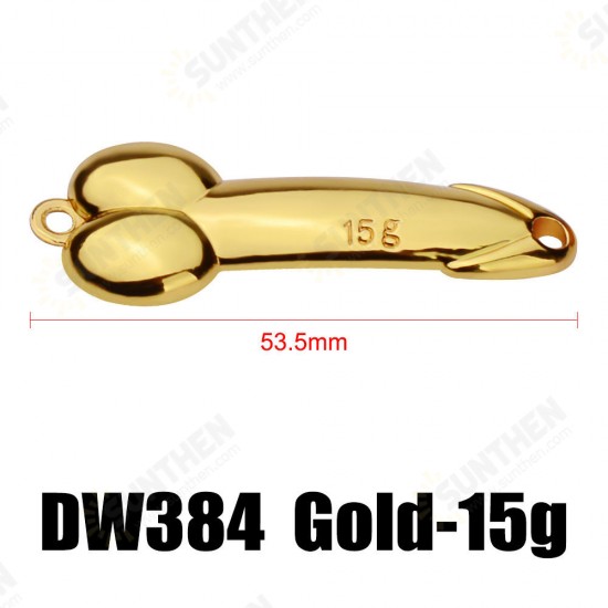 DW384 1pc 5g 15g 35g 50g Metal DD Spinner Spoon Lure Fishing Lure Freshwater Sea Fishing