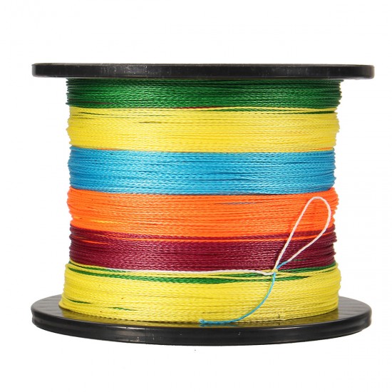 Multicolor 547 Yards 500M 12-72LB 4 Strands PE Braided Fishing Line Wire Outdoor Sea Fishing Tackle