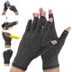 1 Pair Anti Arthritis Gloves Ease Pain Relief Compression Gloves Hand Support Outdoor Fitness Half Finger Gloves