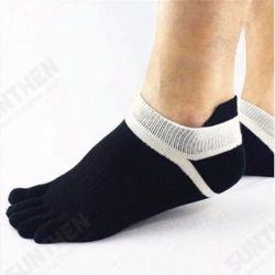 1 Pair Of Mens Cotton Toe Socks Five Finger Sports Outdoor Work Cotton Colours 1 Pair Of Mens Cotton Toe Socks Five Finger Sports Outdoor Work Cotton Colours