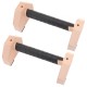 1 Pair Wood Push-up Bars Calisthenics Gymnastics Parallettes Handstand Fitness Sport