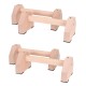 1 Pair Wood Push-up Bars Calisthenics Gymnastics Parallettes Handstand Fitness Sport