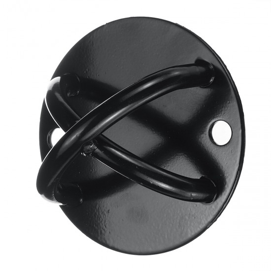 1 Set 120mm Iron Aerial Yoga Fixed Disc Hanging Hooks Screws For Sandbag / Swing