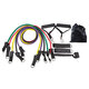 10-16Pcs/Set Resistance Bands Yoga Rubber Tubes Home Fitness Pull Rope Gym Exercise Tool