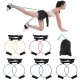 10-40lbs Pedal Resistance Band Women Hip Trainer Belt Band Gum Workout Fitness Bands Body Glute Muscles Trainer