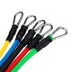 11 Pcs Fitness Resistance Bands with Door Anchor Legs Ankle Straps Carry Bag for Resistance Training Physical Therapy Home Gym