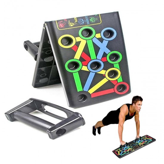14 In 1 Foldable Push Up Stand Board Home Gym Push-up Chest Muscle Training Fitness Equipment