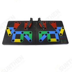 14 In 1 Multi Function Folding Push Up Board Home Gym Muscle Training Fitness Exercise Tools